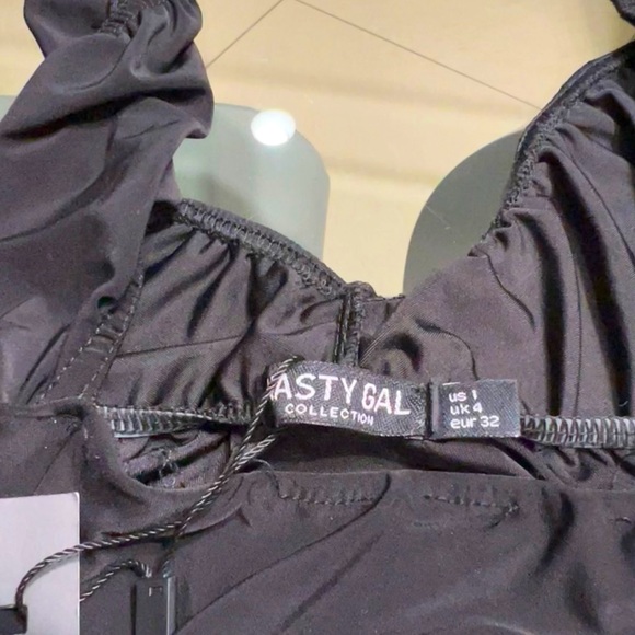 NWT Nasty gal black one piece bodysuit size 1 - Picture 6 of 6